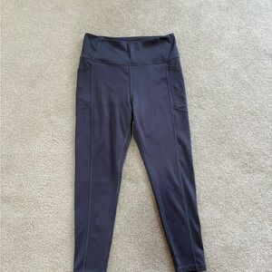 High-Waist Mauve Purple Active Victoria’s Secret Leggings with Side Pockets